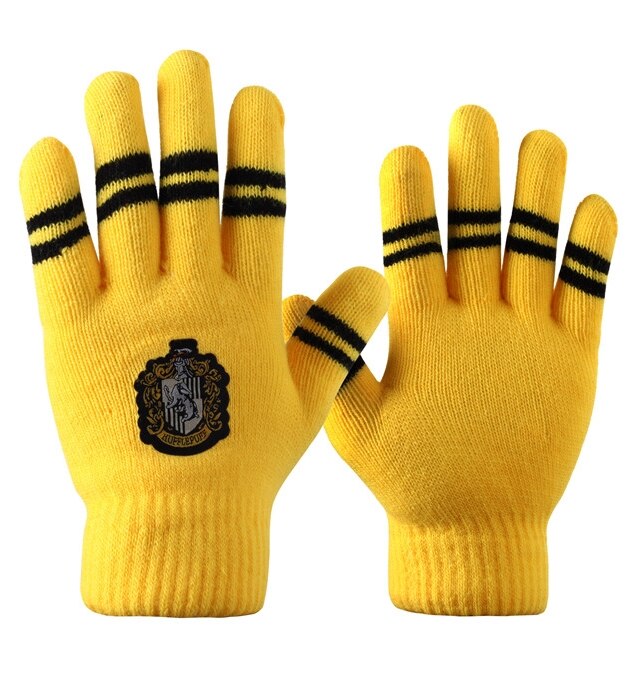 Hufflepuff Cosplay Thick Gloves