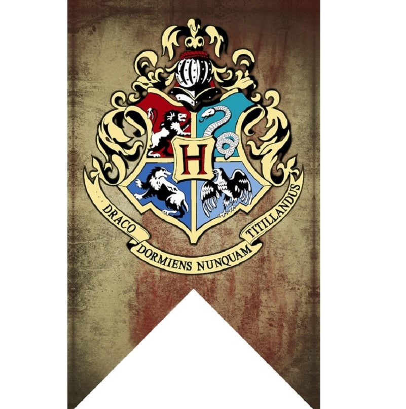 Harry Potter Hogwarts College Flag