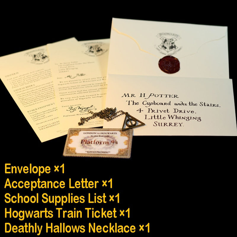 Hogwarts Acceptance Letter Package