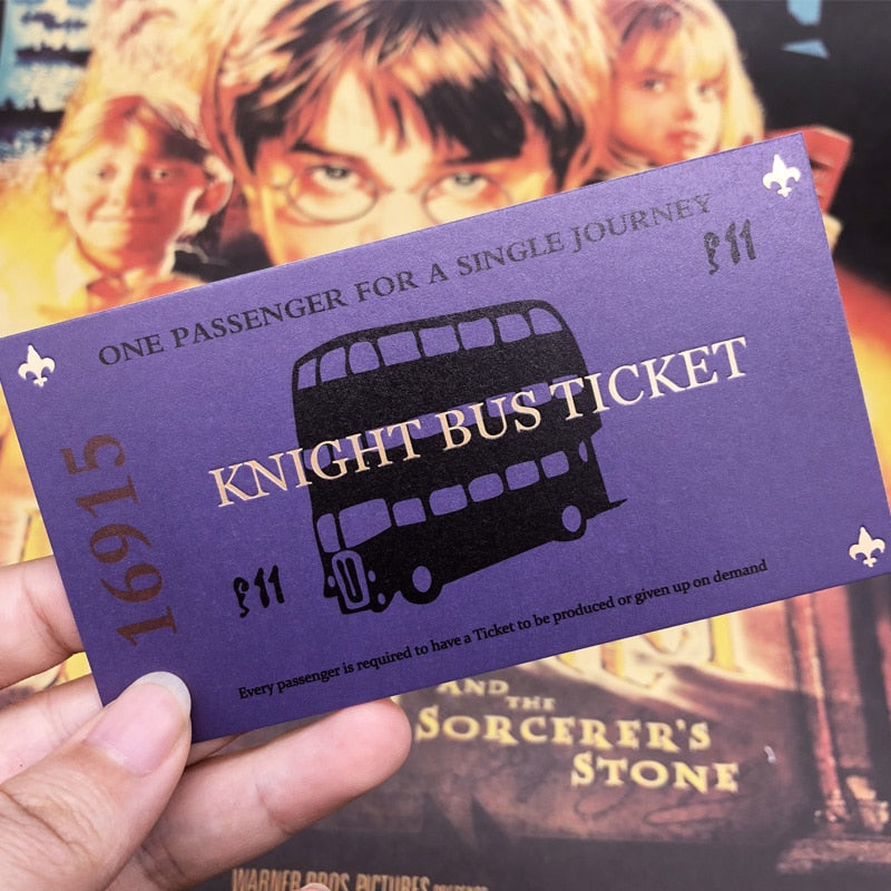 Harry Potter Knight Bus Ticket
