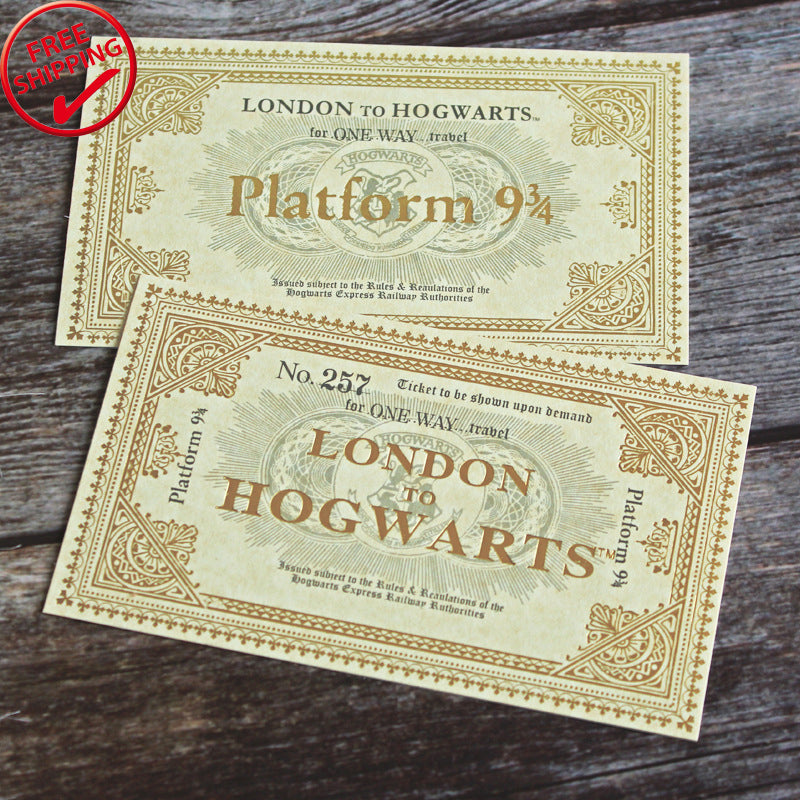 Harry Potter London to Hogwarts Express Train Ticket