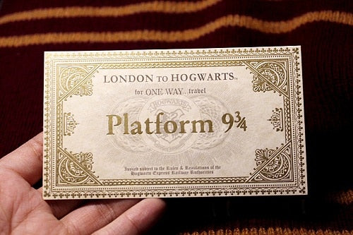 Harry Potter London to Hogwarts Express Train Ticket