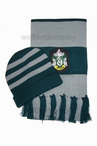 Slytherin House Hat and Scarf